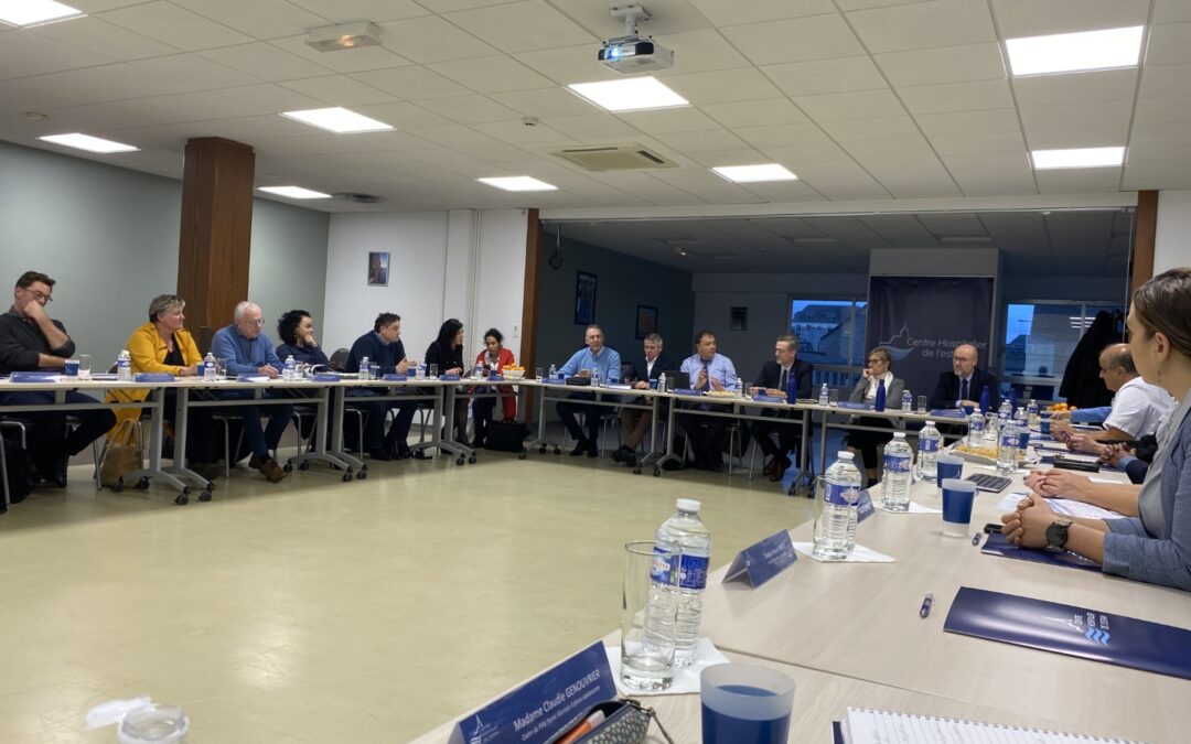 Le CH de l’estran reçoit sur le terrain le Directeur Général de l’ARS