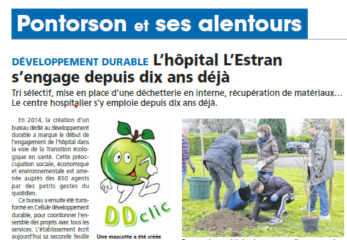 Notre politique développement durable à la Une de la presse